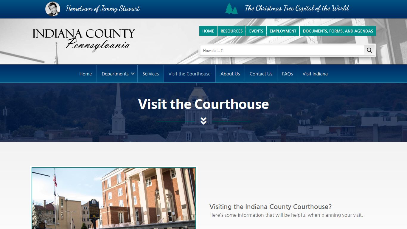 Visit the Courthouse - Indiana County Pennsylvania